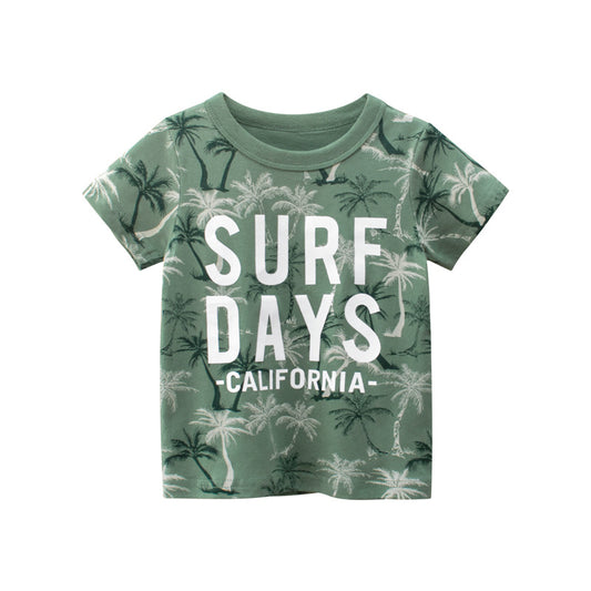 Children's Clothing Boy Short Sleeve T-Shirt Kids
