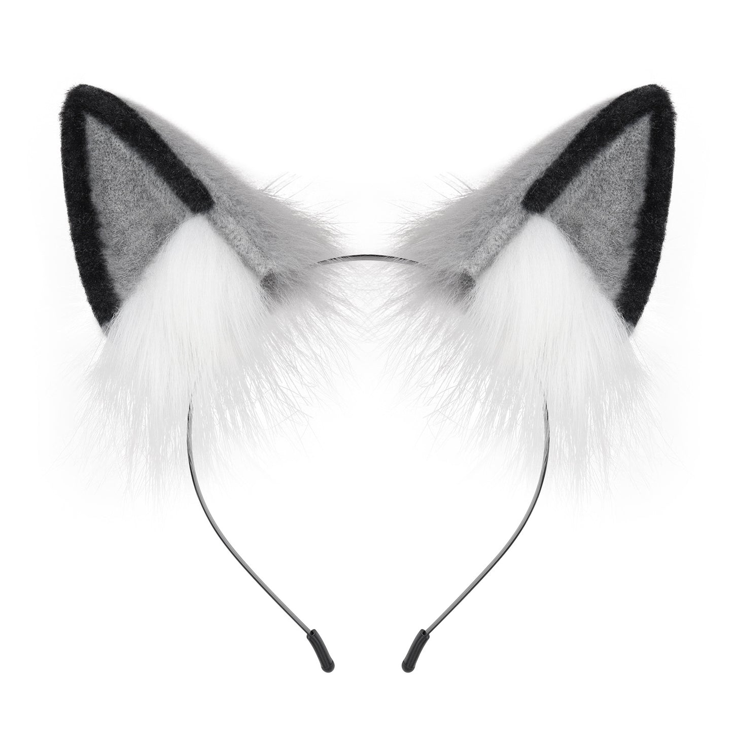 Handmade Plush Cat Ears Festival Party Role Play Cosplay Realistic Fox Animal Ears Headband