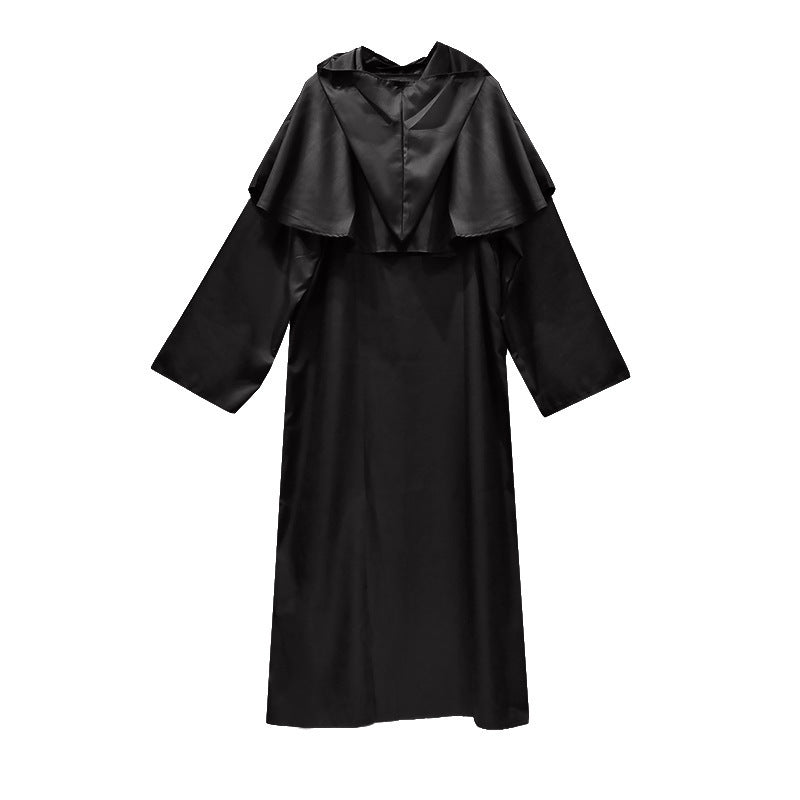 Halloween Vintage Medieval Monk Costume  Priest Robe Pastor Costume Wizard Cosplay Stage Performance Costume