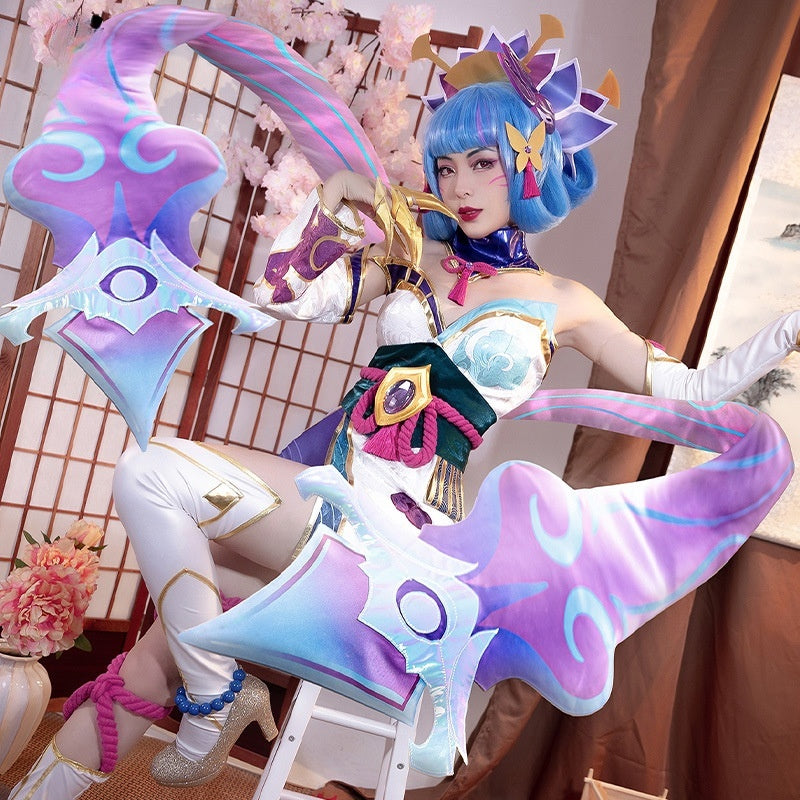 Spirit Blossom Evelynn Cosplay Costume – League of Legends | Full Set with Headwear & Props