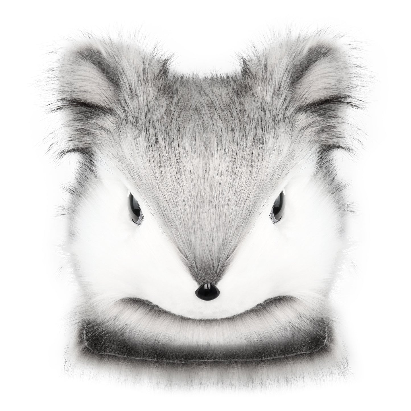 Single-Head Finished Fursuit Headpiece, Squirrel-Type Mouse Fursuit Head Mask, Cosplay Costume for Convention, Wearable Fursona Apparel