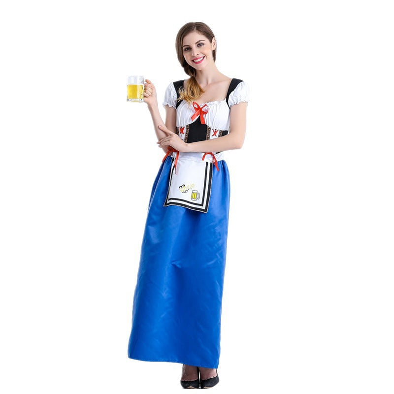 Halloween Oktoberfest Costume Dingdong Outfit Qingdao Beer Festival Costume Beer Girl Costume Stage Wear Drop Shipping