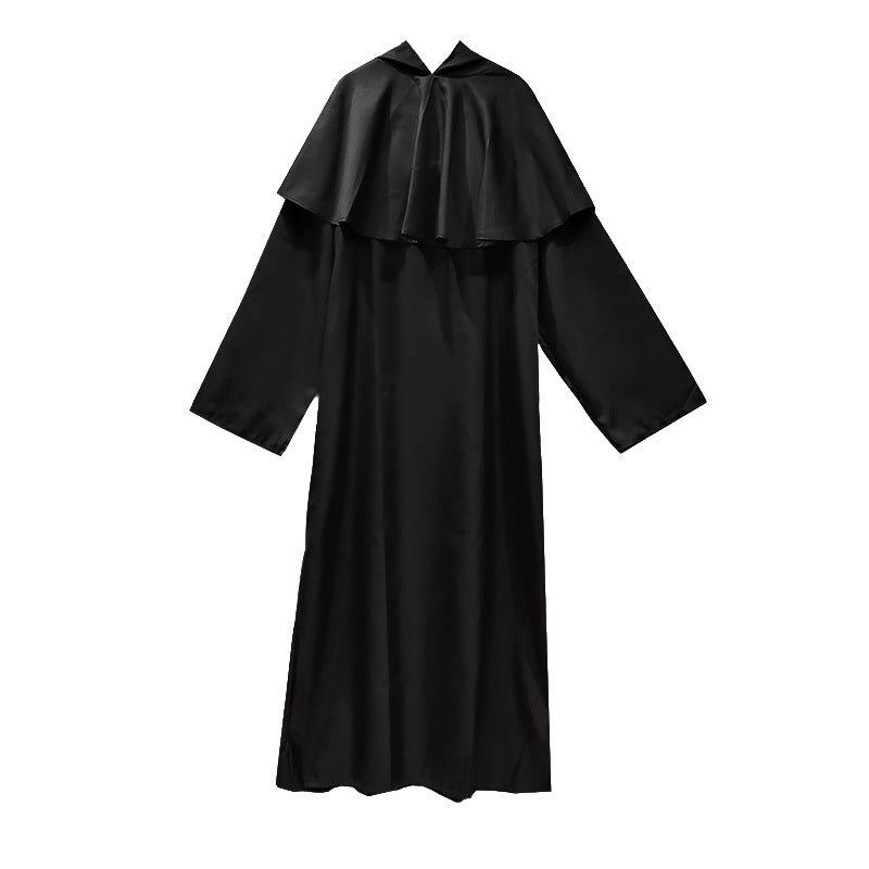Halloween Vintage Medieval Monk Costume  Priest Robe Pastor Costume Wizard Cosplay Stage Performance Costume