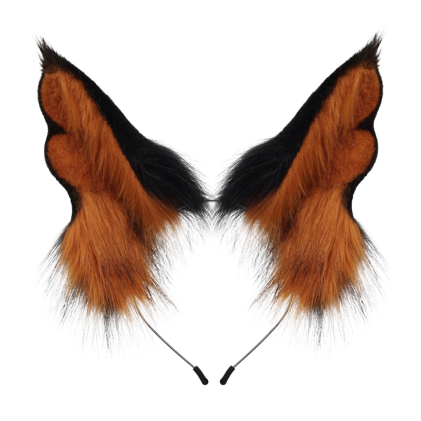 New Adjustable Faux Cat Ear Headband, Plush Animal Ears Hair Accessory for Halloween Cosplay