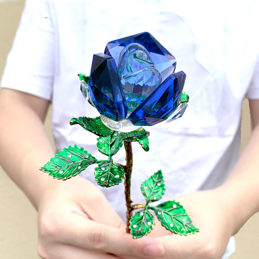 Crystal Rose Ornament