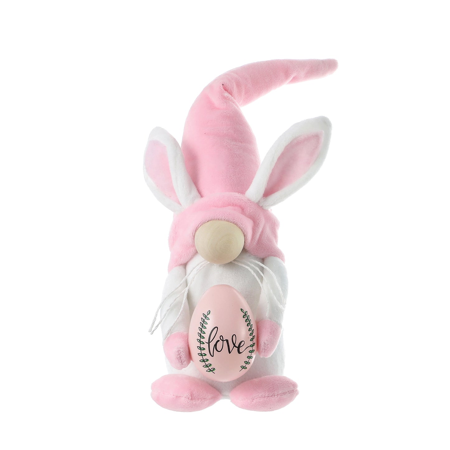 Easter Bunny Holding Easter Egg Faceless Doll Figure Gnome Dwarf Decoration Festival Decor