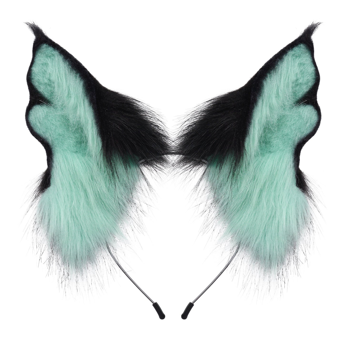 New Adjustable Faux Cat Ear Headband, Plush Animal Ears Hair Accessory for Halloween Cosplay