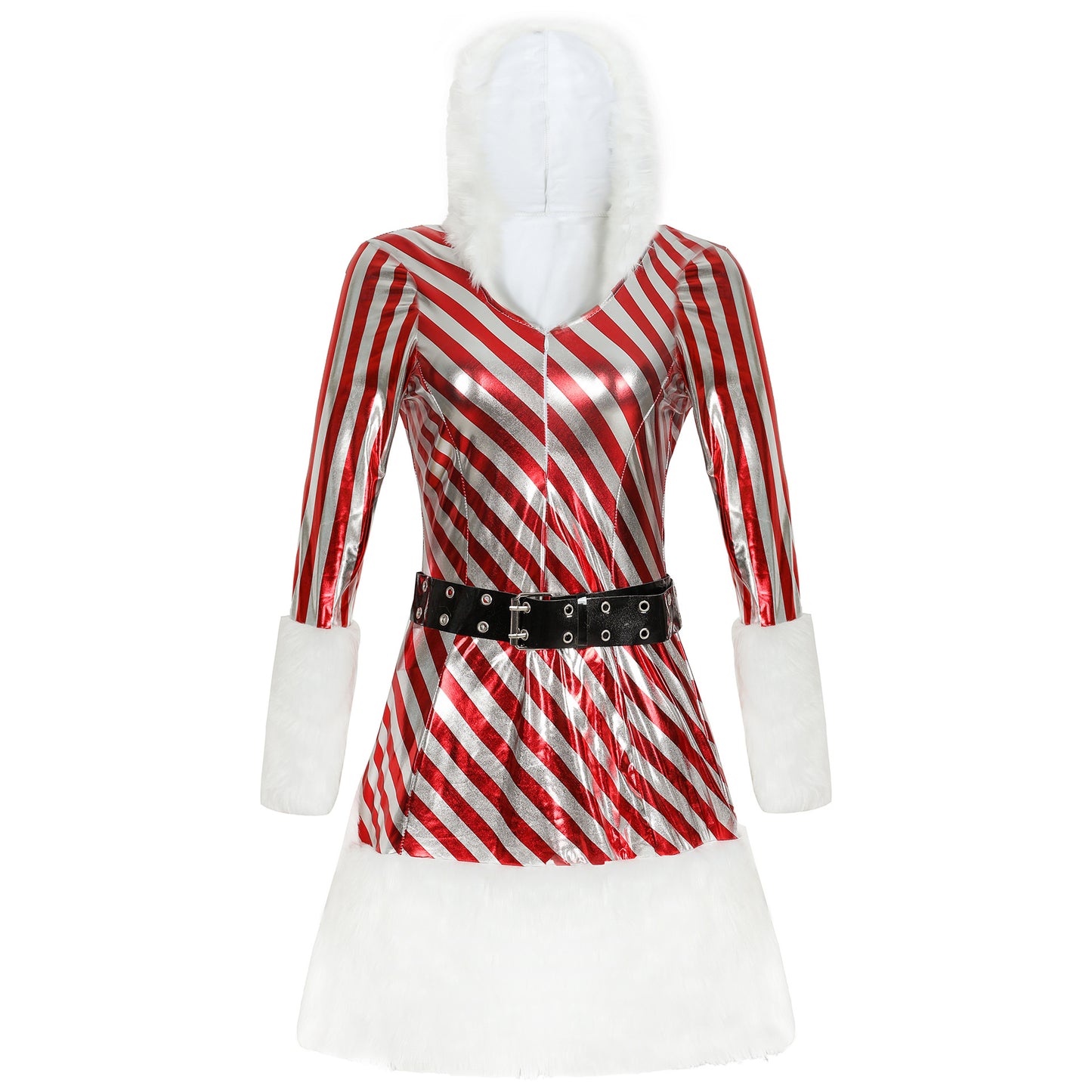 Striped Christmas costume, Christmas costume, COS costume, performance costume, foot set, Christmas costume