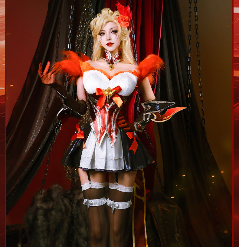Coven Evelynn Cosplay Costume – League of Legends | Full Armor Set with Props
