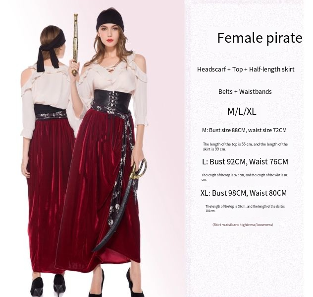 Adult Halloween Costume Set – Pirates, Vampire & More | 21 Styles