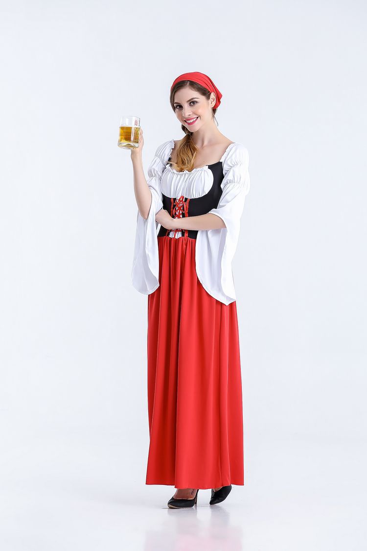 Halloween Oktoberfest Costume Dingdong Outfit Qingdao Beer Festival Costume Beer Girl Costume Stage Wear Drop Shipping