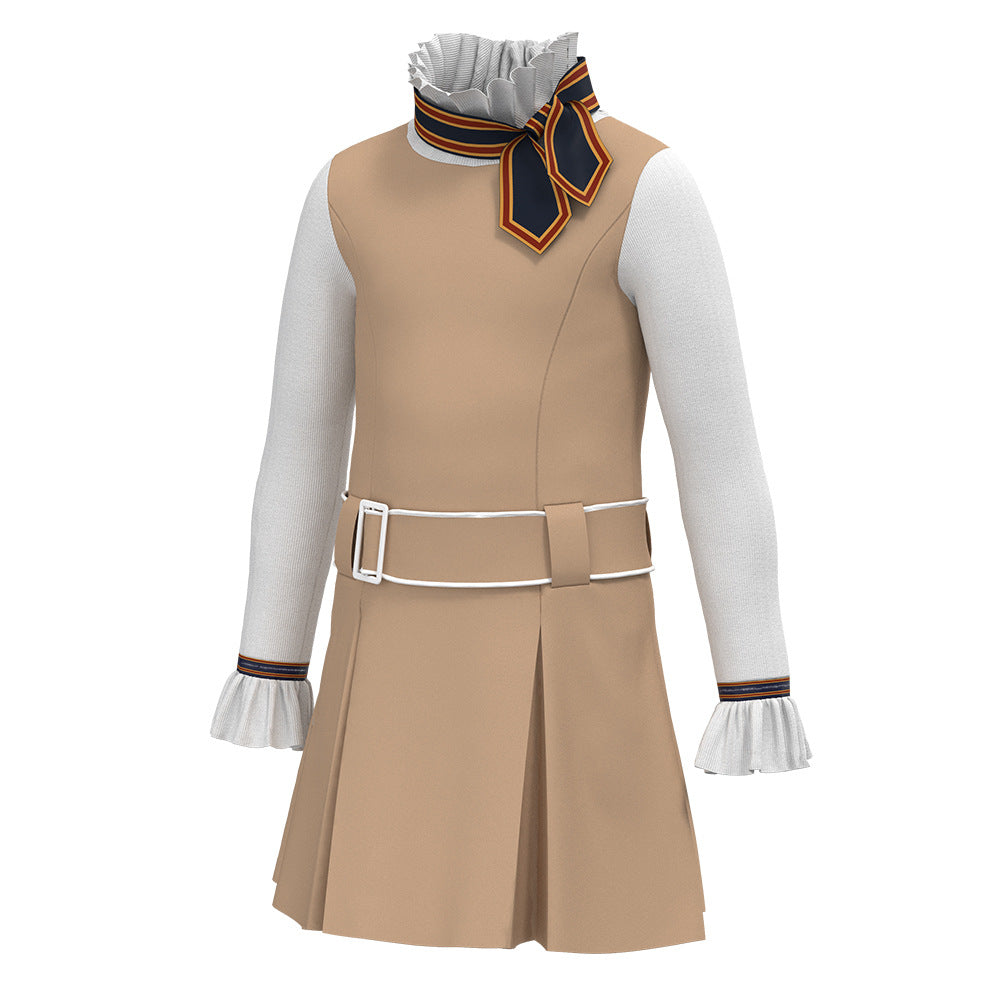 Jame Megan Cosplay Dress M3GAN 2.0 Female Lead Style Halloween Kids Performance Costume Cosplay Clothing