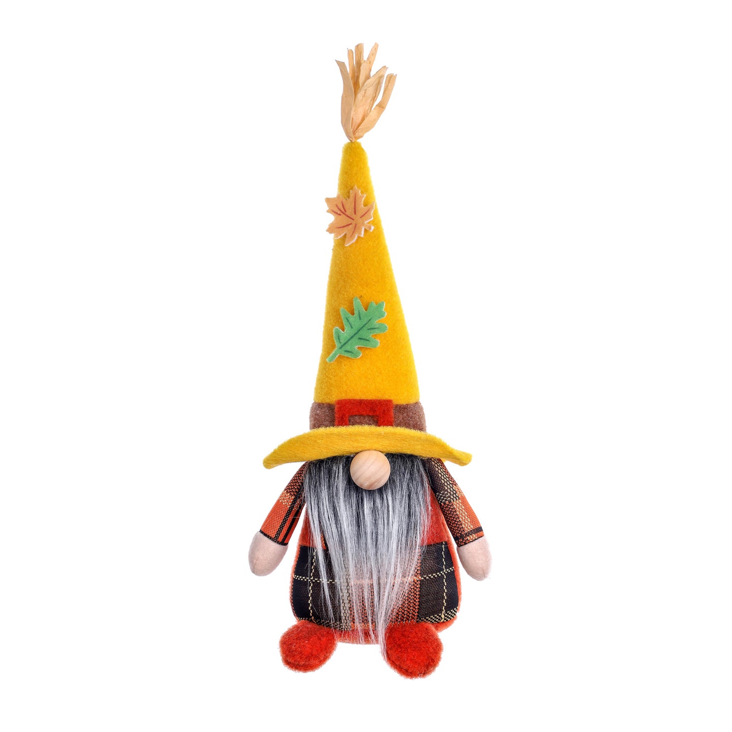 New Harvest Festival Decoration Harvest Season Dwarf Figurine Maple Leaf Rudolph Plush Faceless Doll Old Man
