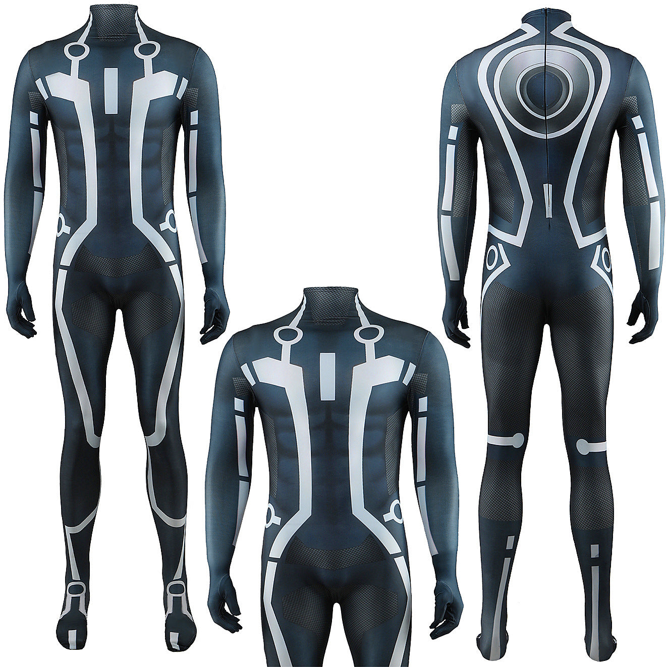 TRON: Legacy Costume Jumpsuit – Sam Flynn Circuit Suit | Men's, Women's & Kids'