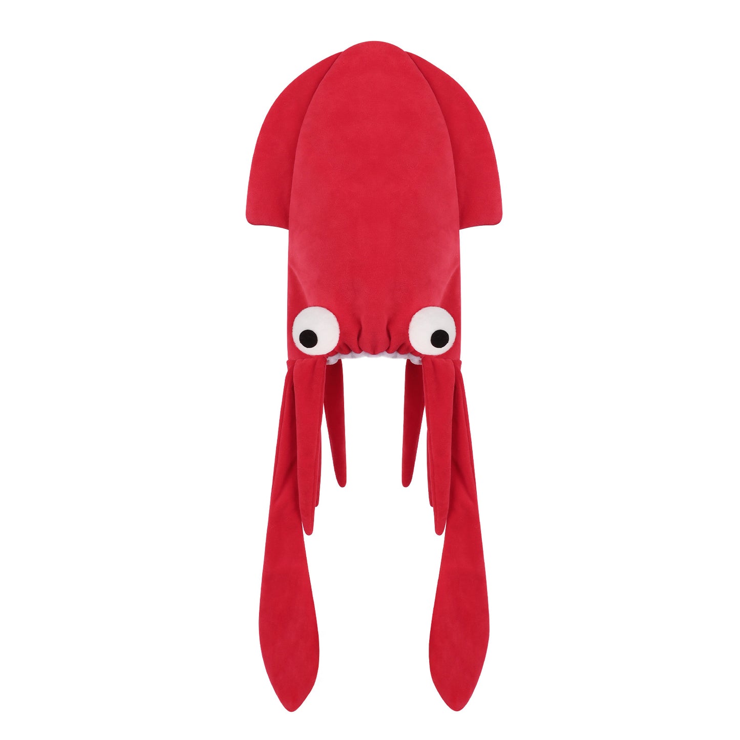 Halloween Funny Squid Hat and Gloves Set, Costume Party Prop, Creative Toy for Performance and Dance