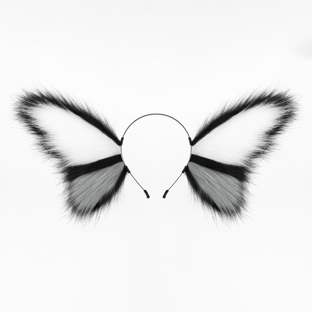 Halloween Headwear Animated Butterfly Hairband Elf Beast Ears KC Beast Head Accessory Multi-color Exaggerated Beast Ears Hairband