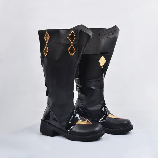 Dottore Cosplay Shoes – Genshin Impact | Leather Costume Shoes | EU 36–43