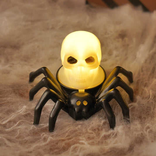 Halloween Spider LED Electronic Candle Light, Fake Spider Night Light, Party Horror Atmosphere Prop Lamp