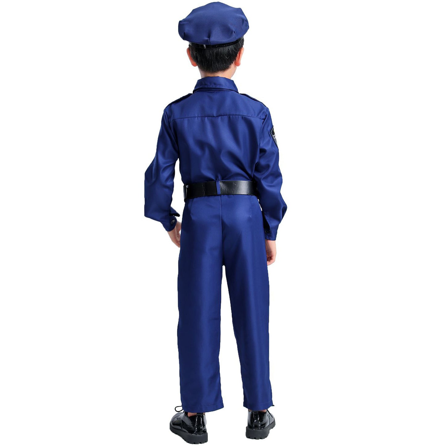 Kids' Police Officer Costume – Boys & Girls | Hat, Uniform, Belt, Handcuffs & Badge Set
