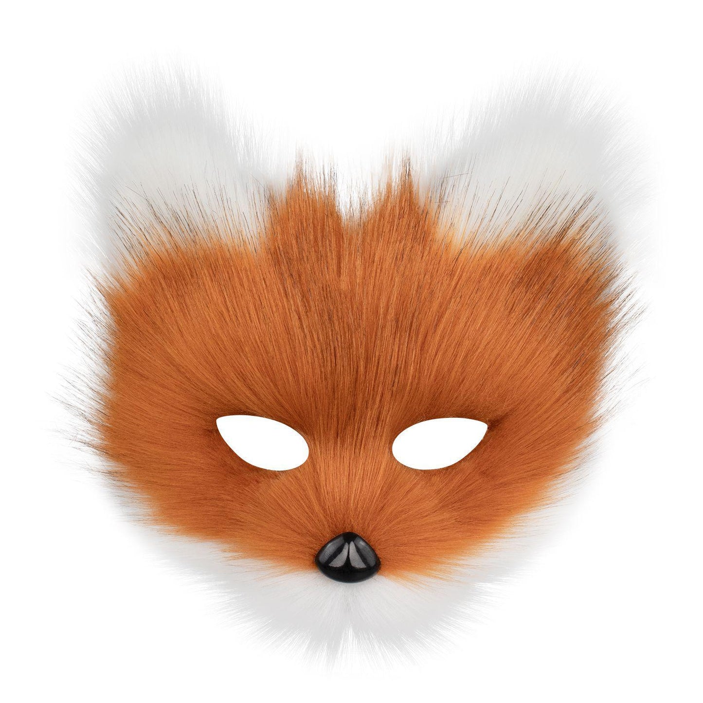 Halloween Party Furry Half-Face Cat Fox Mask Cosplay Cat Face Mask Accessory