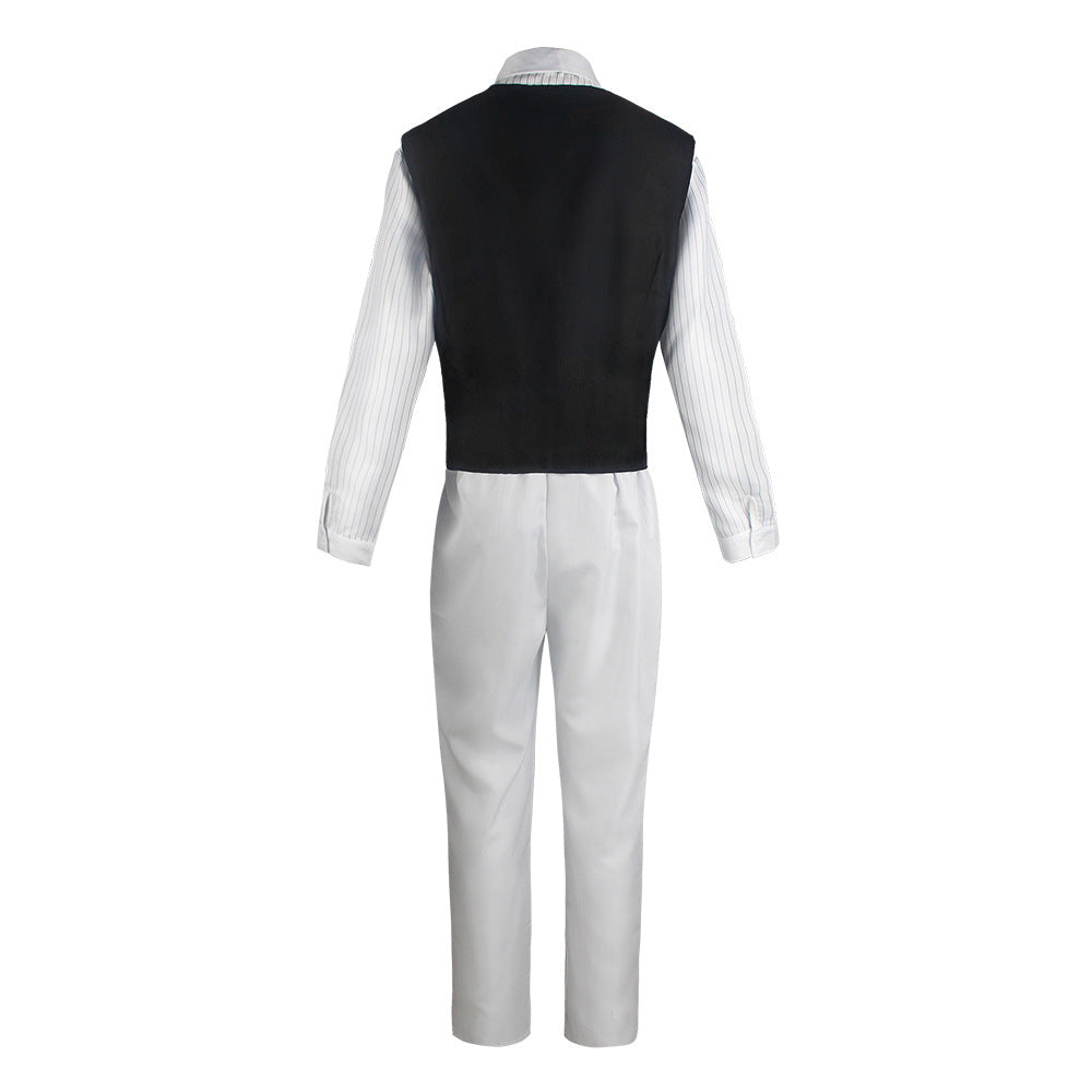 Armed Dazai Osamu Cosplay Costume – Bungo Stray Dogs | Beige Trench Coat, Black Vest, White Shirt, Trousers & Accessories | XS–3XL