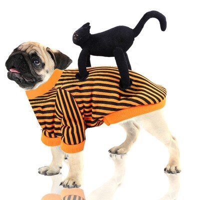 Halloween Pet Costume – Angel & Cartoon Print Jacket for Cats & Dogs | 16 Colors | XS–XXL