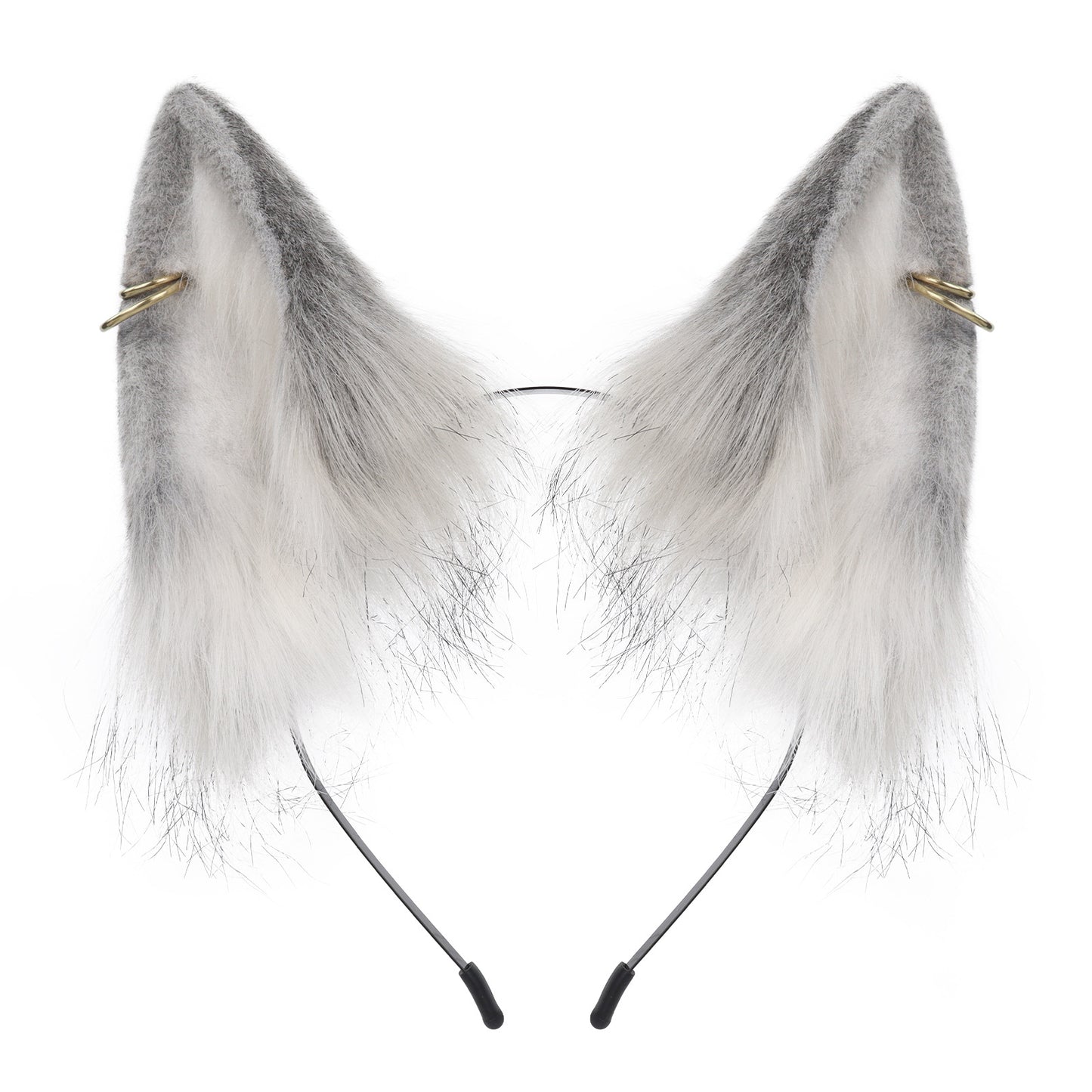 Faux Fur Fox Ears Cosplay Headband Accessory Handmade Animal Ears Hairband Live Stream Cat Ears Headwear