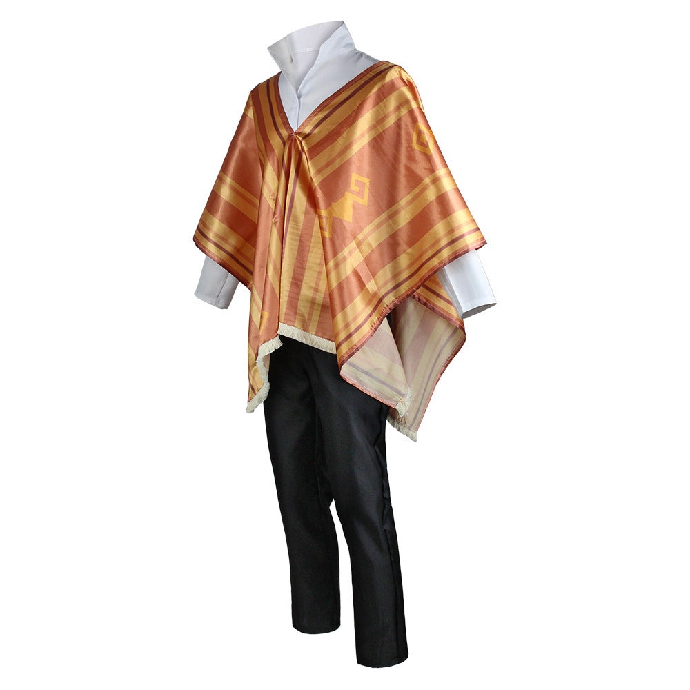 Camilo Madrigal Cosplay Costume – Encanto | Yellow Ruana Cloak, Shirt & Pants Set | Adults & Kids