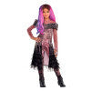Girls' Audrey Cosplay Jumpsuit – Descendants 3 (Disney) | Pink & Black Printed Costume | Heights 120–160 cm