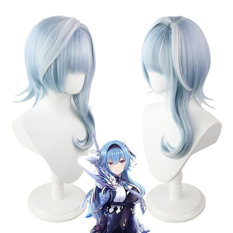 Eula Lawrence Cosplay Costume – Genshin Impact | Women's Spindrift Knight Set + Wig