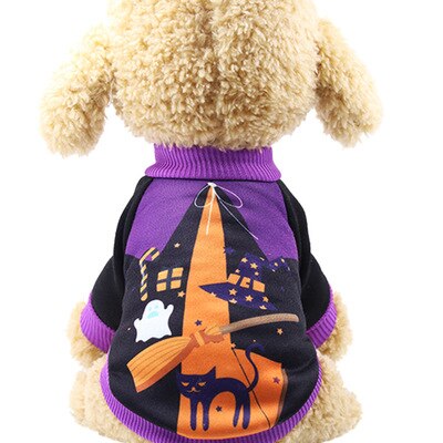 Halloween Pet Costume – Angel & Cartoon Print Jacket for Cats & Dogs | 16 Colors | XS–XXL