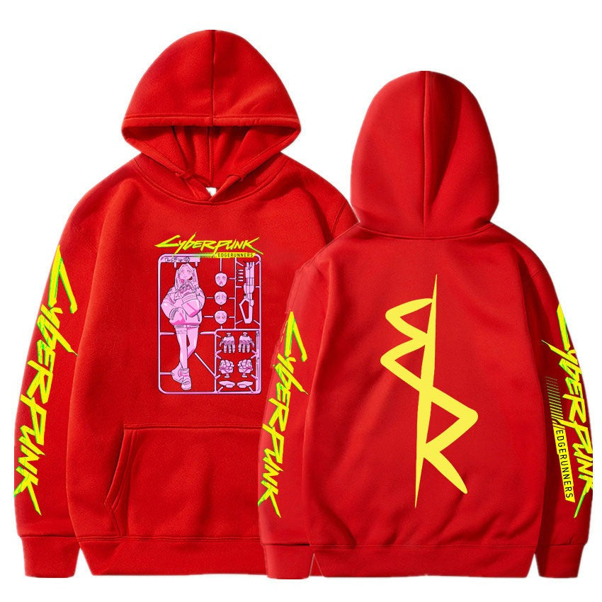 Cyberpunk: Edgerunners Rebecca Graphic Hoodie – Unisex Pullover | 7 Colors | XS–3XL