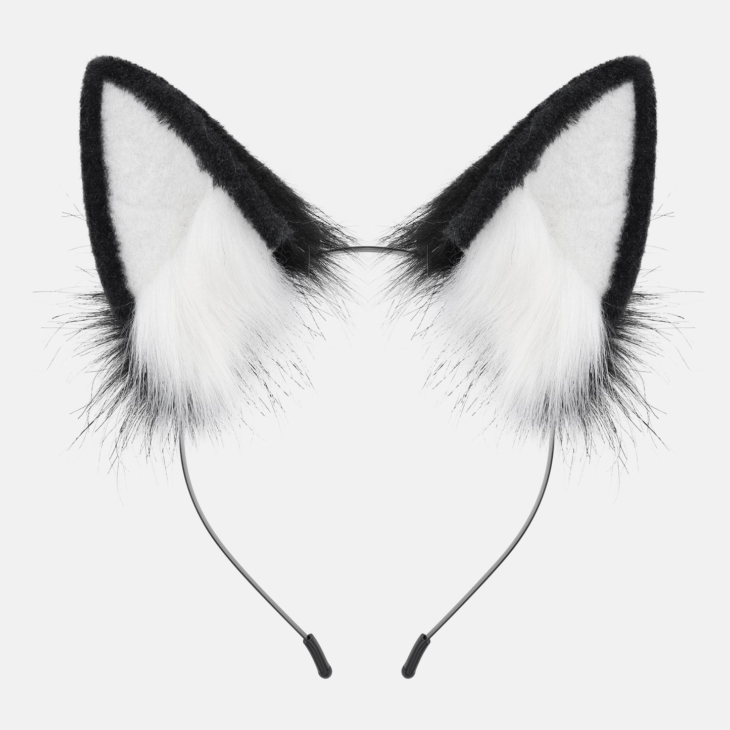 Handmade Plush Cat Ears Festival Party Role Play Cosplay Realistic Fox Animal Ears Headband