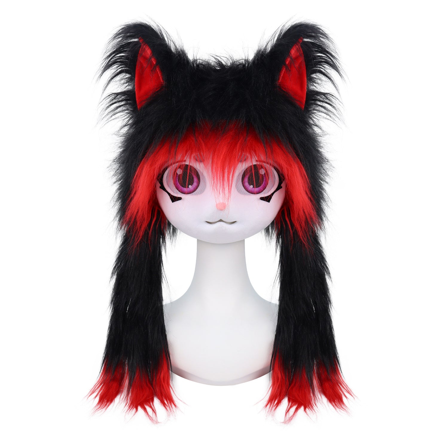 Kigurumi Plush Animal Head Wearable Hoodie Lolita Ready-to-Wear Cosplay Cute Animal Costume Furry Costume