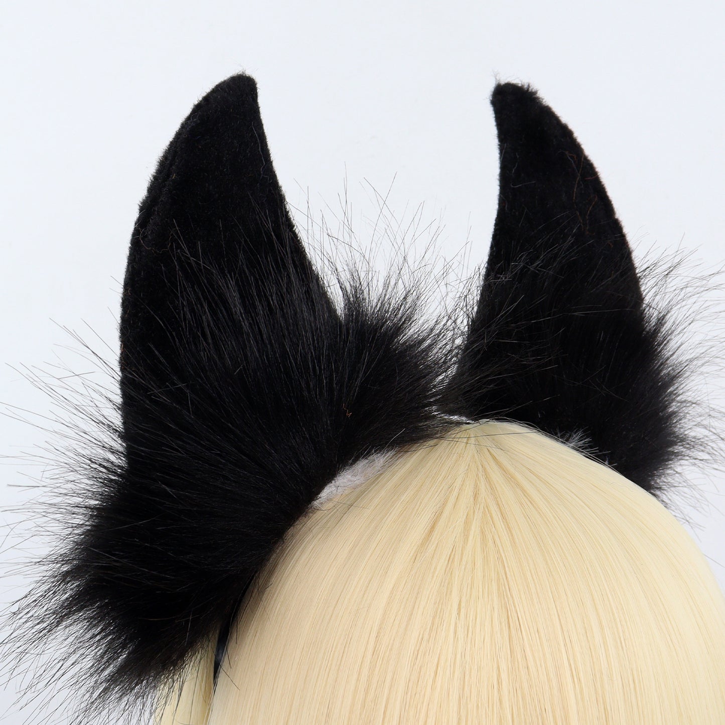 Faux Fur Cat Ear Headband Handmade Cute Kitty Hair Accessory Cosplay Convention Animal Ears Cat Girl Headwear