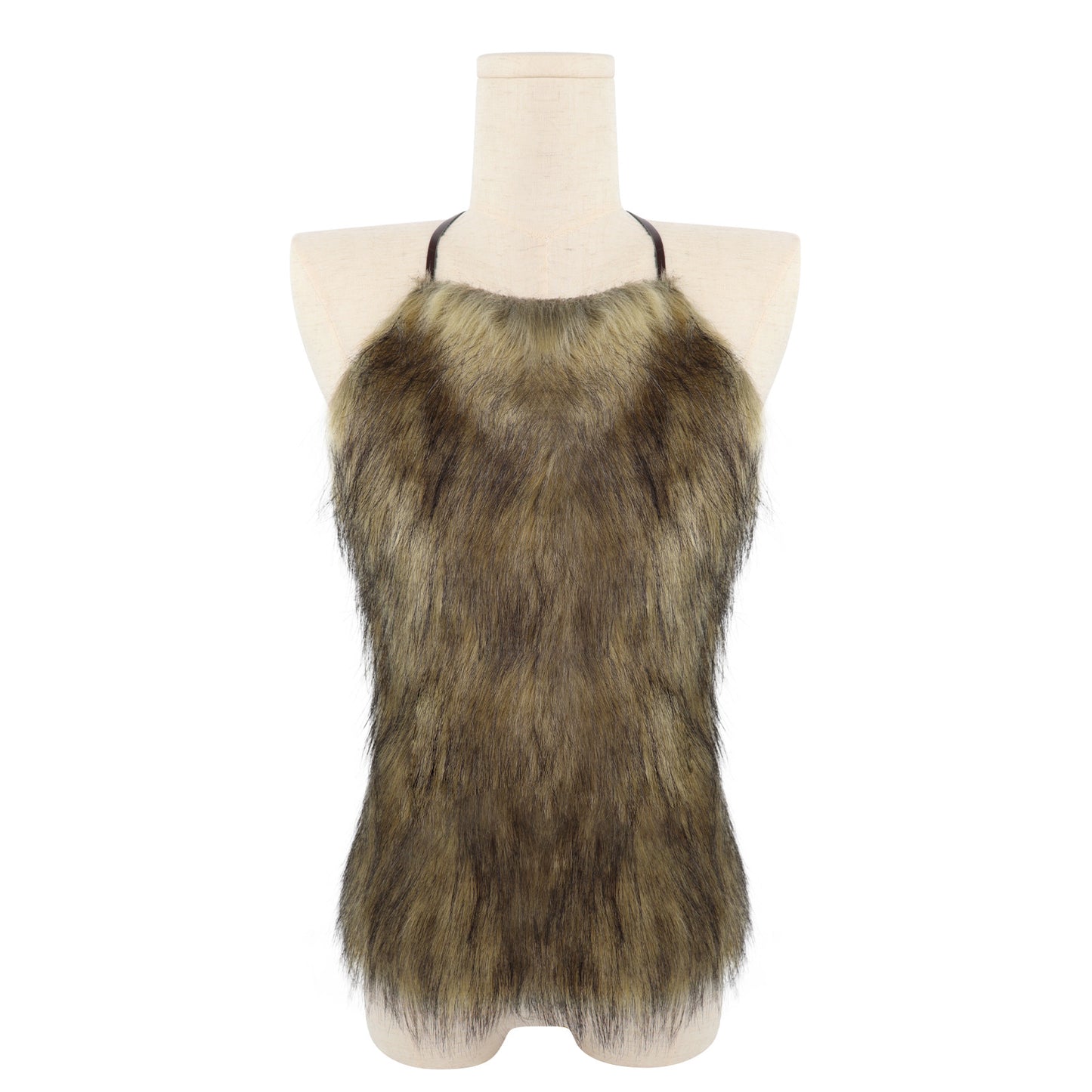 Halloween Faux Fur Caveman Costume Cosplay Viking Savage Costume Props