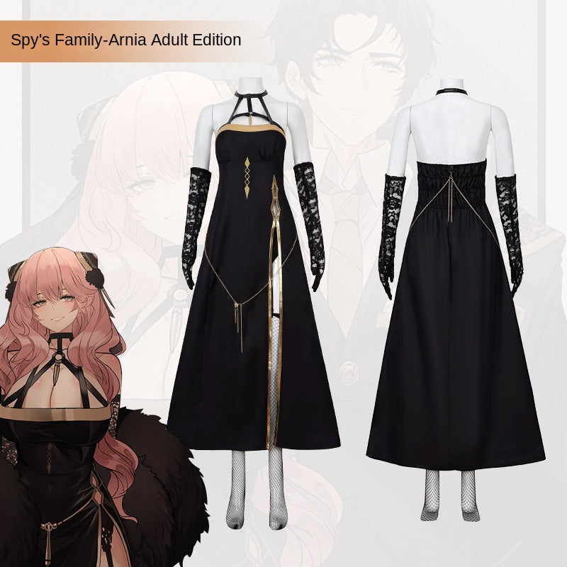 Yor Forger Cosplay Costume – Spy x Family | Thorn Princess Black Gown Set