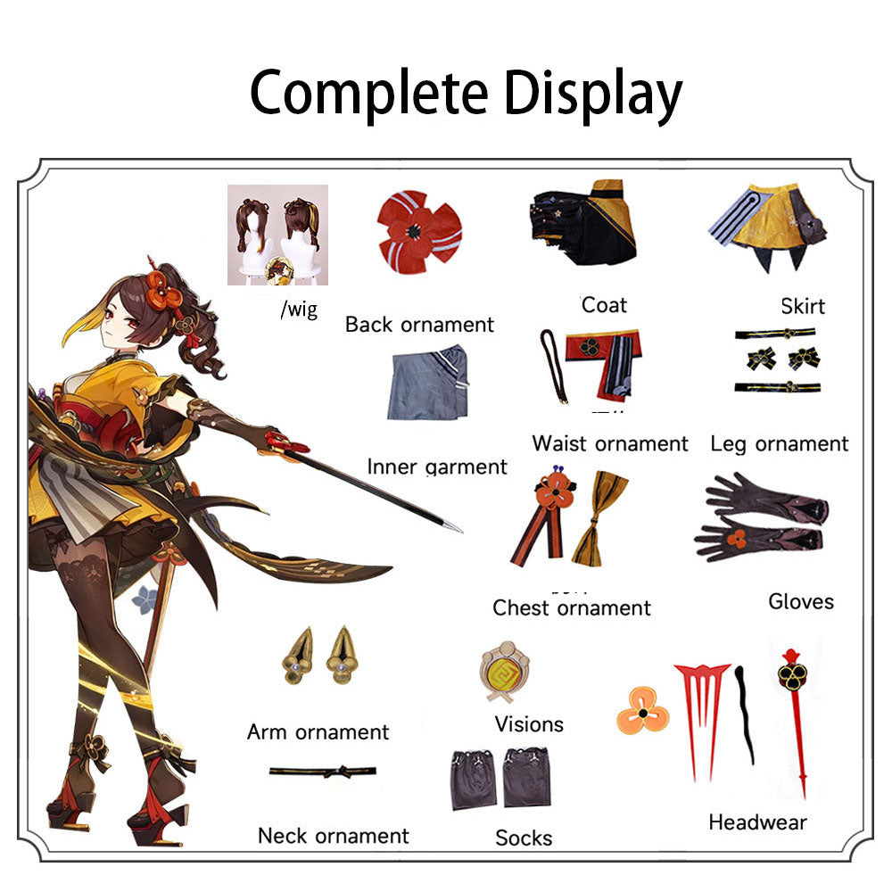 Chiori Cosplay Costume – Genshin Impact | Women's Inazuma Fashion Set