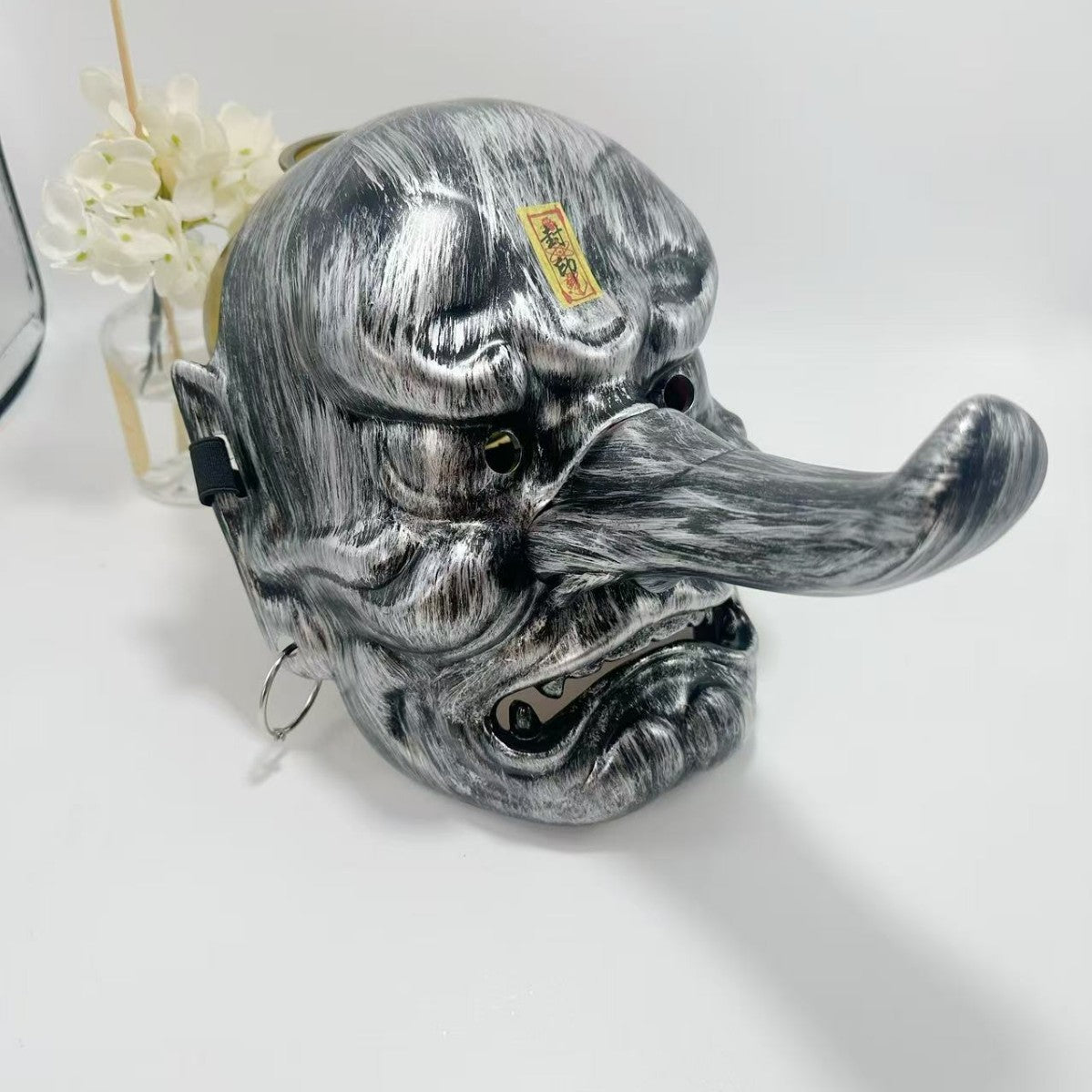 Tengu Demon Mask Resin ABS Ornament Gift Decoration Folk Culture Element