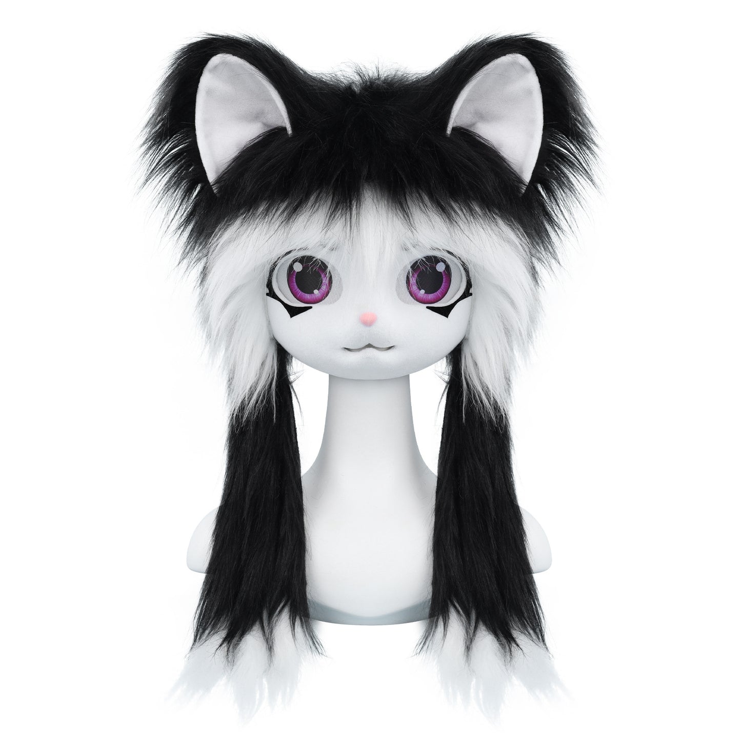 Kigurumi Plush Animal Head Wearable Hoodie Lolita Ready-to-Wear Cosplay Cute Animal Costume Furry Costume