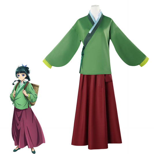 Maomao Cosplay Costume – The Apothecary Diaries | Green Hanfu Set | Women's XS–3XL