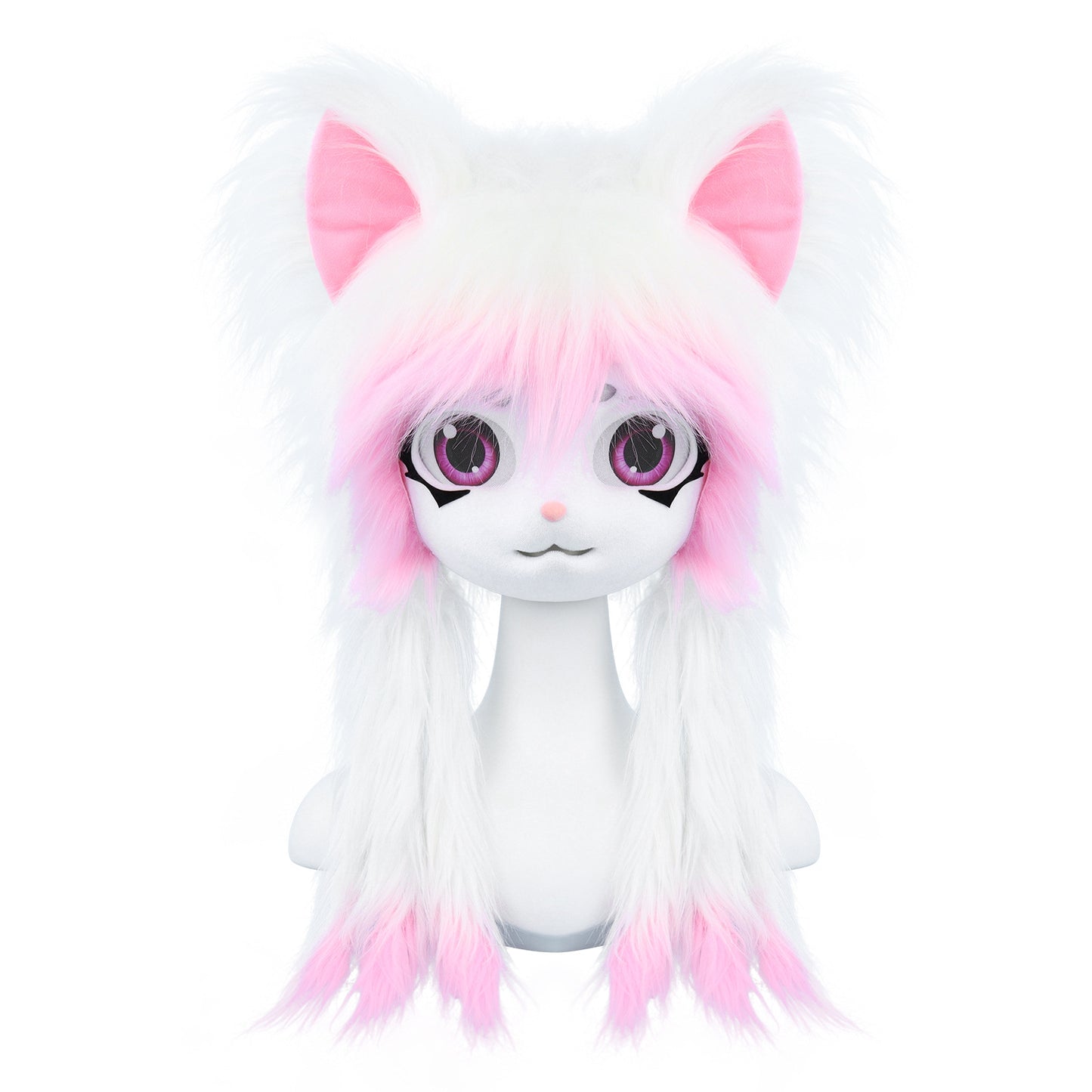 Kigurumi Plush Animal Head Wearable Hoodie Lolita Ready-to-Wear Cosplay Cute Animal Costume Furry Costume