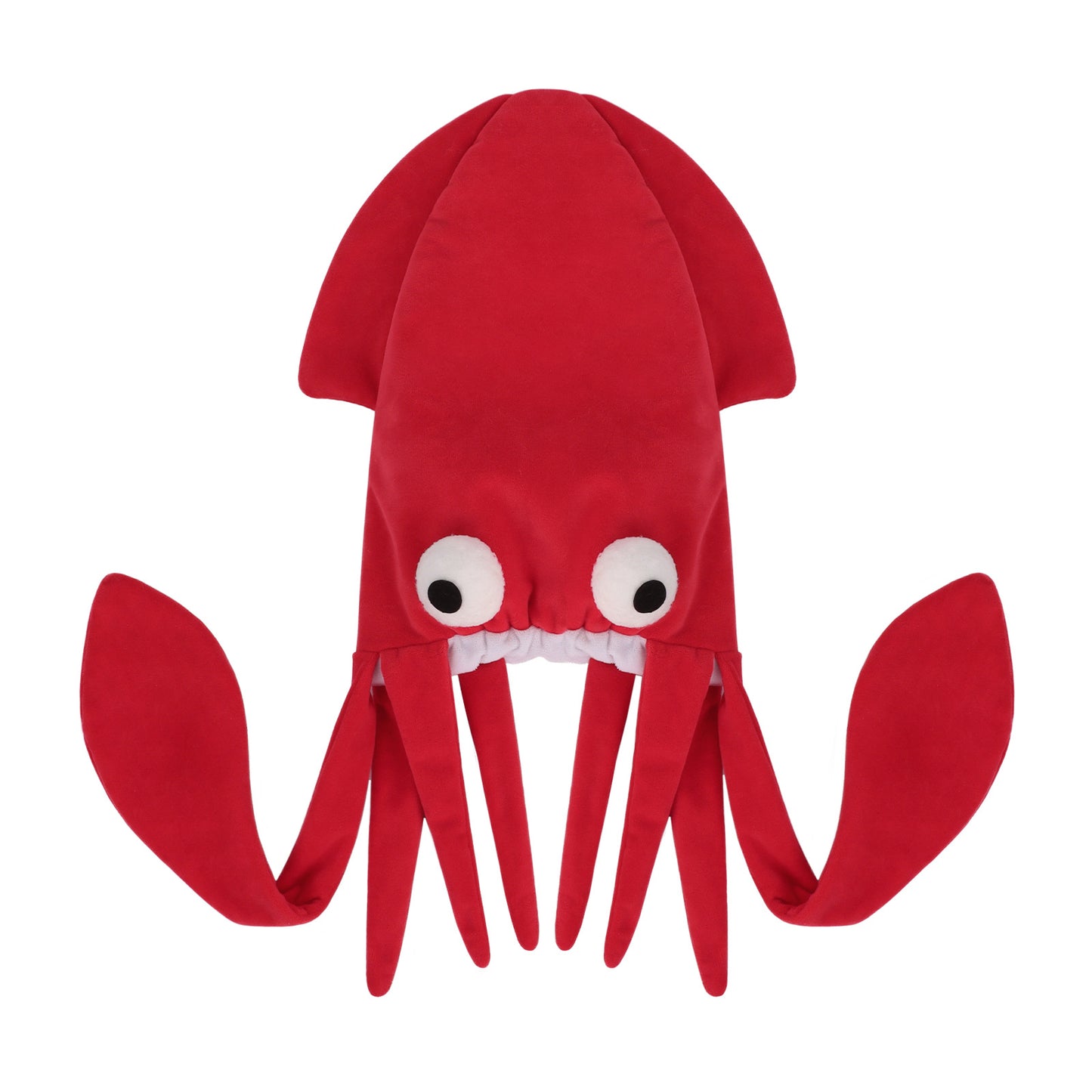 Halloween Funny Squid Hat and Gloves Set, Costume Party Prop, Creative Toy for Performance and Dance