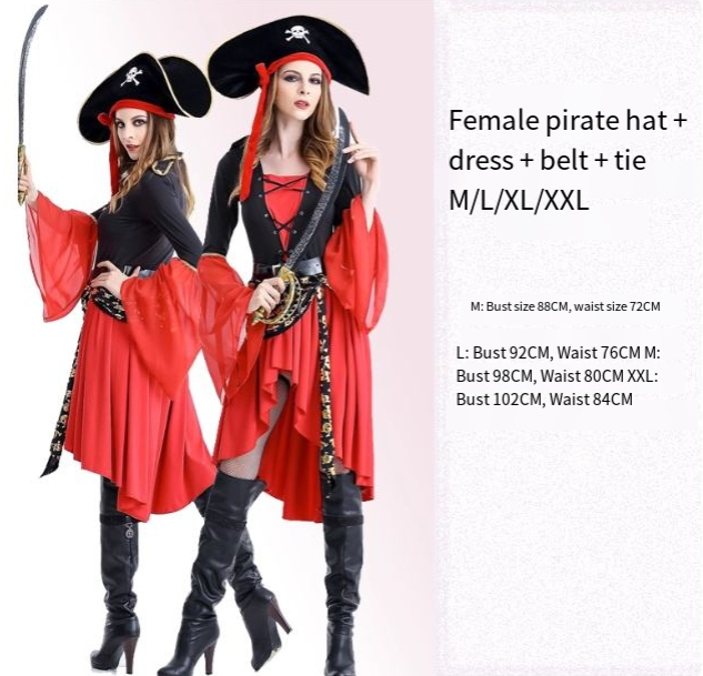 Adult Halloween Costume Set – Pirates, Vampire & More | 21 Styles