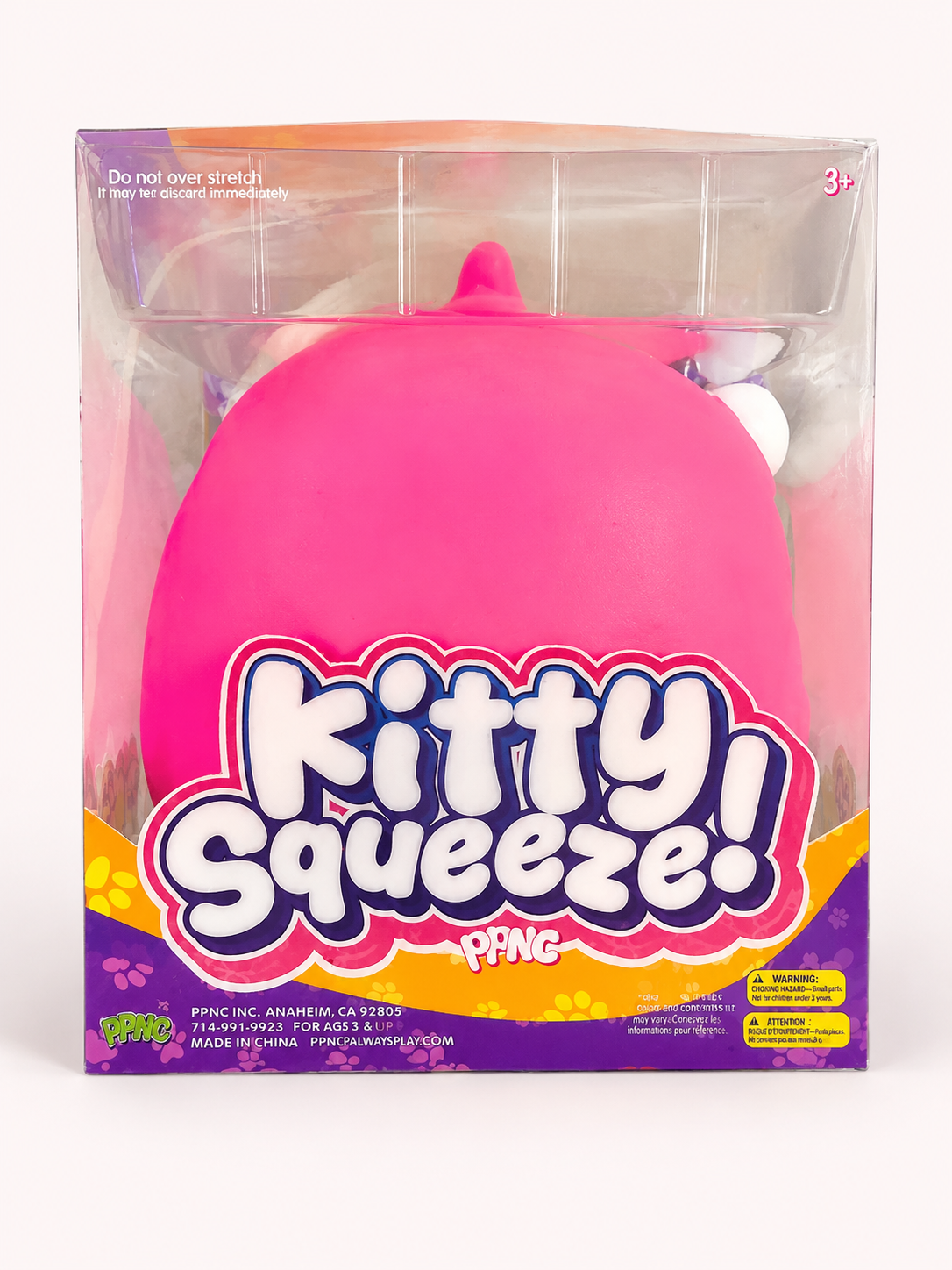 Kitty Squeeze Pink Cat