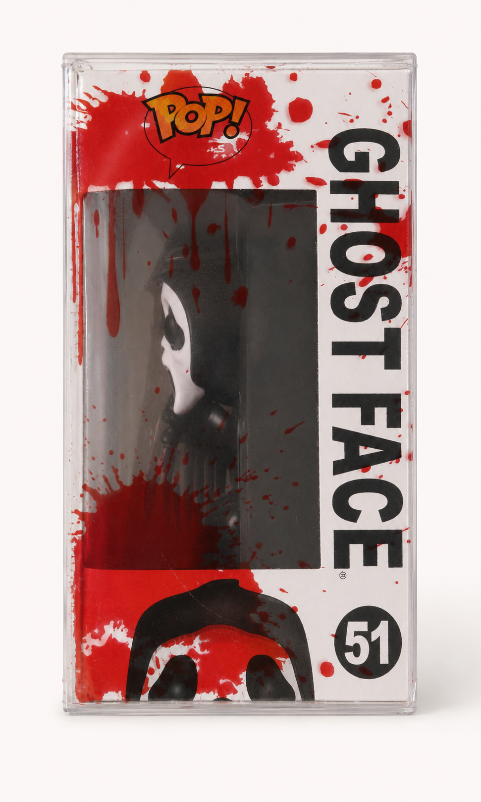 Scream Ghost Face #51 Blood-Splatter Vinyl Figure with Protective Case