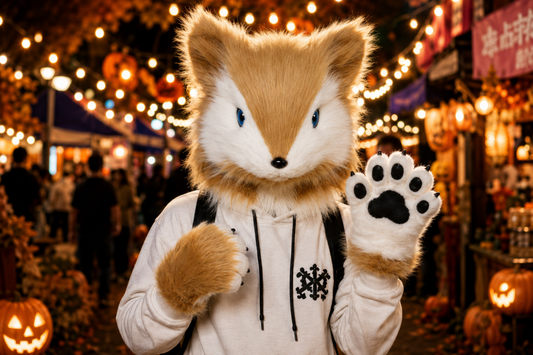 Squirrel Fursuit Head Mask – Finished Fursuit Headpiece for Cosplay & Halloween Costume (5 Colors)