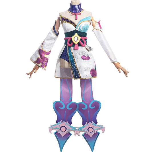 Spirit Blossom Evelynn Cosplay Costume – League of Legends | Full Set with Headwear & Props