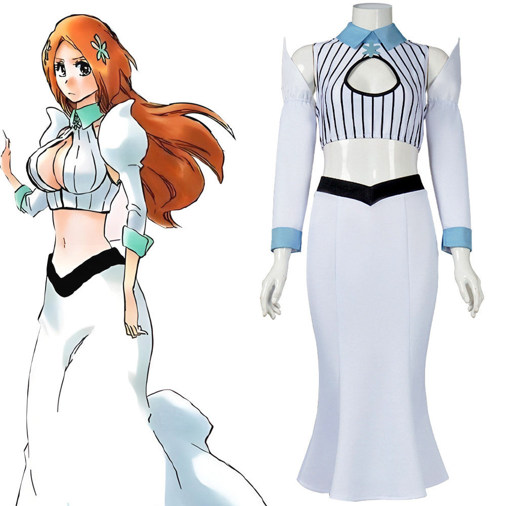 Orihime Inoue Cosplay Costume – Bleach Hueco Mundo Outfit | Women's Full Set