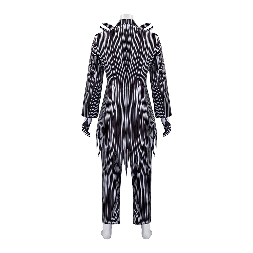 Christmas Eve Scar cosplay costume Jack Skellington Skull Jack cosplay costume Halloween cosplay costume